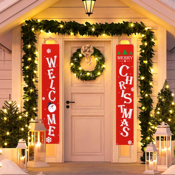 Christmas Ornaments Santa Claus Christmas Decor Bathroom Curtain Merry Christmas Decor for Home Christmas Gifts New Year 2019 - Image 7
