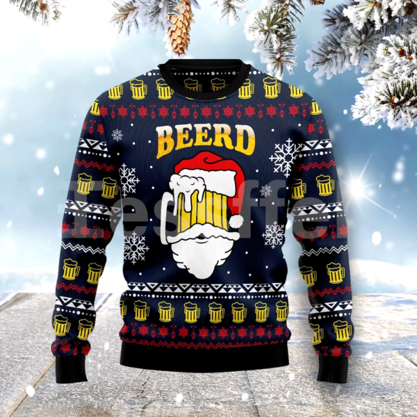 Unisex Funny Santa Claus Christmas Sweater – Perfect Gift for Christmas